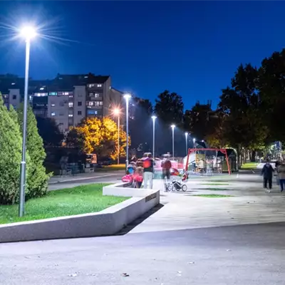 Javno osvetljenje Beograd park