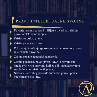 Advokat Stefan Dačević Pravo intelektualne svojina