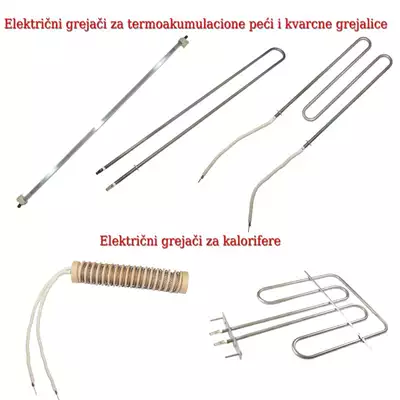 Električni grejači za kalorifere i TA peći