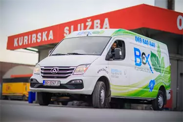 Bex express kurirska služba električna vozila