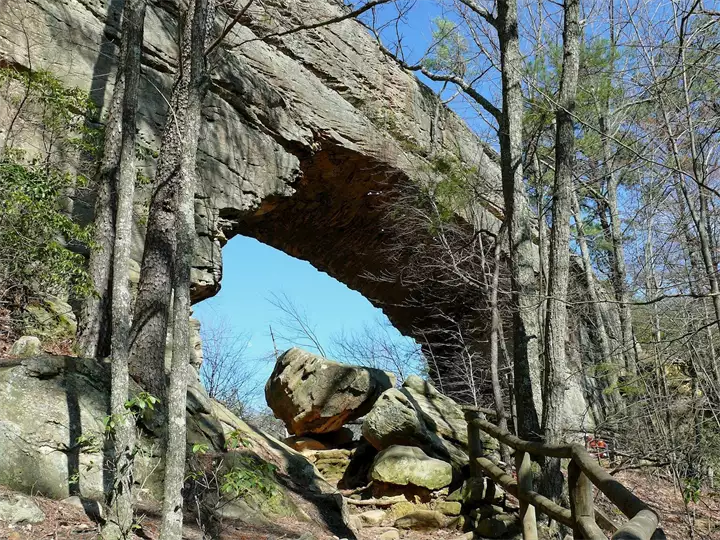 Natural stone bridge - arch