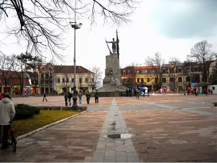 Serbian Warriors Square in Kraljevo